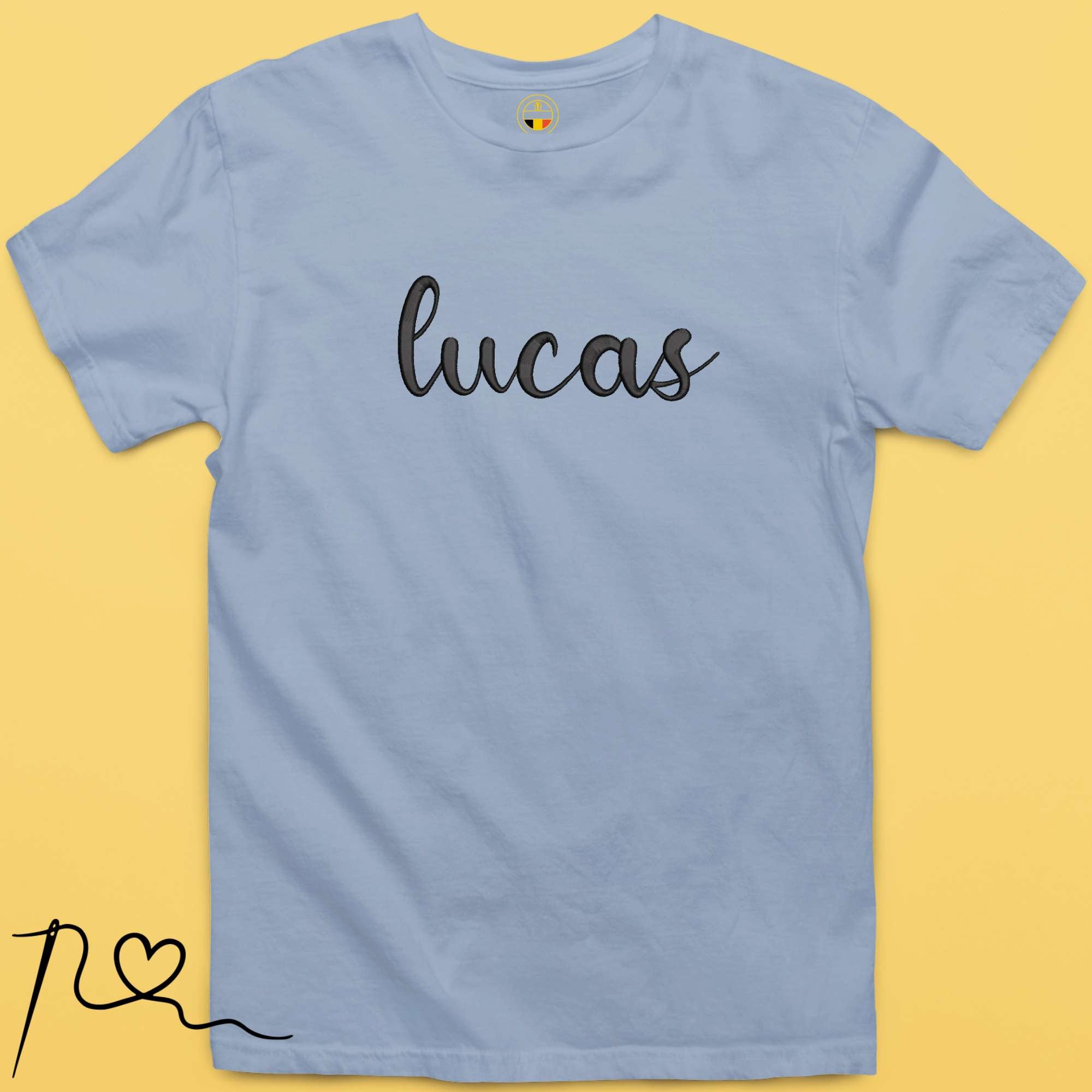 Geborduurd T-shirt met NAAM of Woord