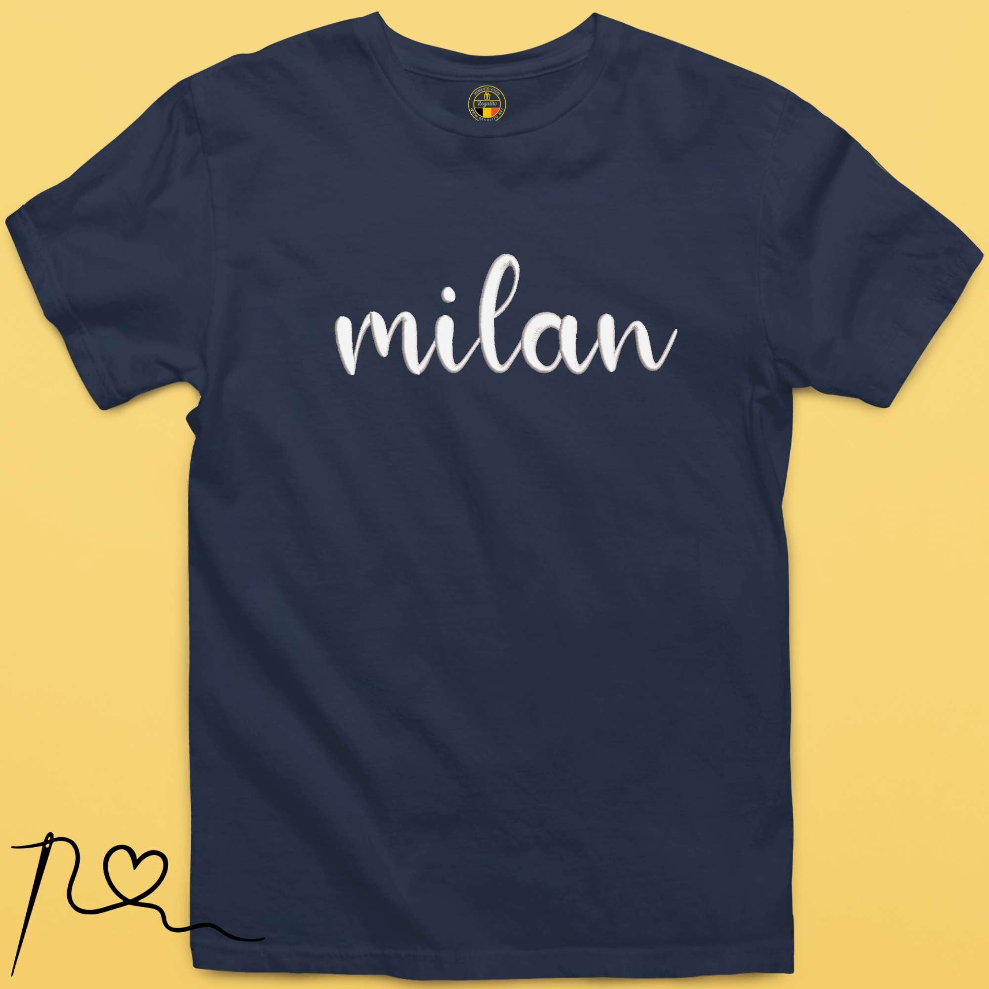 Geborduurd T-shirt met NAAM of Woord