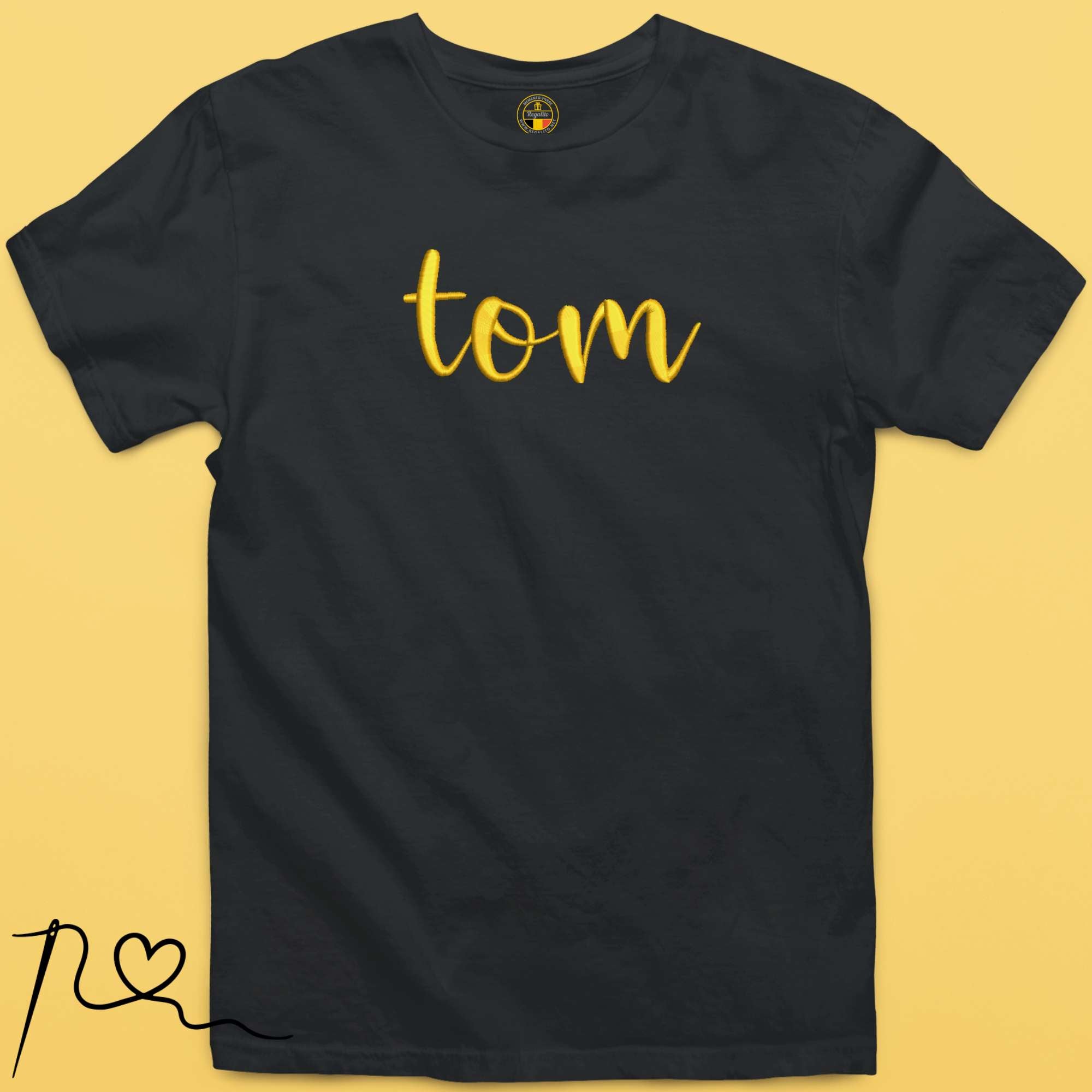 Geborduurd T-shirt met NAAM of Woord